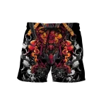 Inferno Samurai Graphic Men's Shorts