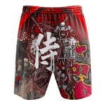 Red Dawn Samurai Kanji Men's Shorts