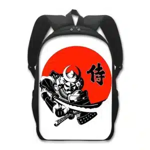 Bushido Code Sunrise Samurai Backpack