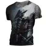 Futuristic Cyber Samurai Warrior Graphic T-shirt