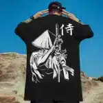 Stealth Samurai Inked Warrior Black T-shirt