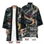 Azure Dragon Warrior Kimono Cardigan