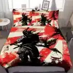 Battle Stance Samurai Warrior Bedding Set