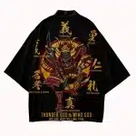 Bushido Thunder God & Wind God Samurai Kimono