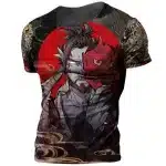 Dual Persona Oni Mask Samurai T-Shirt