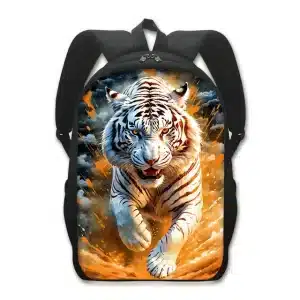 Dynamic Energy Fierce White Tiger Backpack