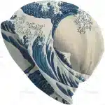 Great Wave Kanagawa Artwork Ukiyo-e Beanie