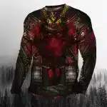 Imperial Inferno Samurai Armor Long Sleeve Shirt