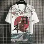 Koi and Autumn Maple Leaves Maple T-Shirt