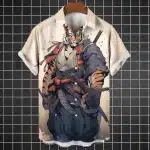 Majestic Tiger Samurai Warrior Honor Hawaiian Shirt