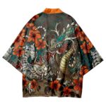 Mythic Beast Dragon and Tiger Clash Kimono