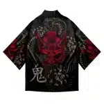 Oni Mask and Serpent Samurai Warrior Kimono