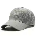 Perforated Grey Dragon Stylish Baseball Cap