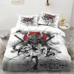 Samurai Helmet and Swords Bedding Set