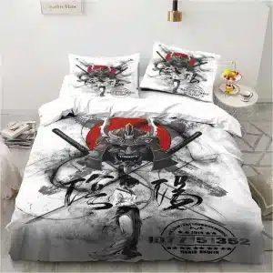 Samurai Helmet and Swords Bedding Set