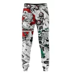 Samurai Lion Warrior Pattern Art Sweatpants