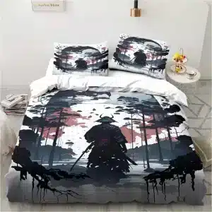 Samurai Mystical Forest Dusk Bedding Set