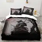 Shadowed Samurai Warrior Intense Bedding Set