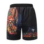 Vibrant Dragon Warrior Mythical Beast Shorts