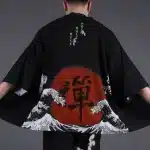 Zen Waves Japanese Samurai Kimono for Men