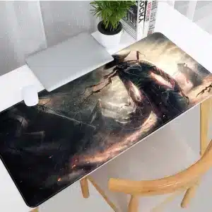 Epic Samurai Warrior Battleground Mouse Pad Desk Mat