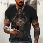 Epic Shogun Samurai Armor Graphic Men's T-Shirt