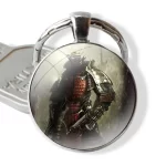 Futuristic Cyber Armor Samurai Warrior Keychain