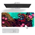 Japanese Art Psychedelic Roaring Beast Mouse Pad Desk Mat