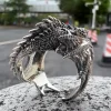Legendary Beast Mystic Silver Dragon Ring - Image 2