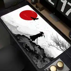 Raven's Flight Zen Samurai Gaming Mouse Pad Desk Mat