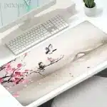 Tranquil Birds and Cherry Blossom XXL Mouse Pad Desk Mat