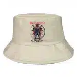 Bushido Spirit Samurai Warrior Beige Bucket Hat