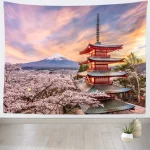 Chureito Pagoda & Mt. Fuji Cherry Blossom Tapestry