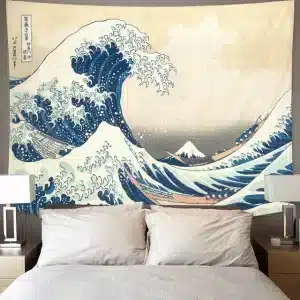 Hokusai's The Great Wave Off Kanagawa Tapestry