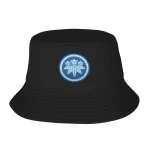 Minamoto Clan Kamon Crest Blue Emblem Bucket Hat