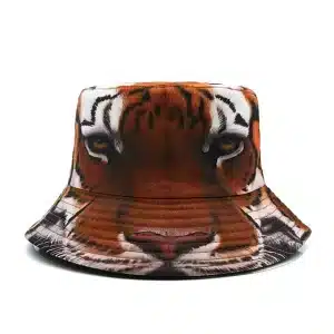 Realistic Fierce Tiger 3D Print Bucket Hat