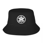 Silver Tachibana Clan Kamon Crest Emblem Bucket Hat