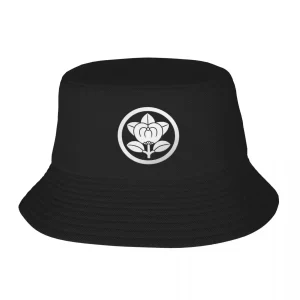 Silver Tachibana Clan Kamon Crest Emblem Bucket Hat