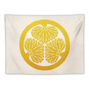 Tokugawa Clan Kamon Emblem Crest Tapestry