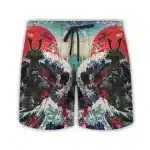 Kanagawa Wave Japanese Samurai Men's Shorts